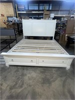 King Size Ashley Bed With Foot  Storage