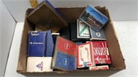 BOX FULL OF MISC. VINTAGE PLAYING CARDS