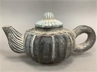 Oriental Carved Stone Teapot