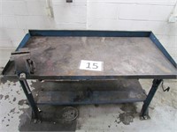 Metal Work Bench with 5" Vise