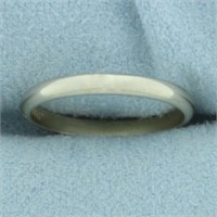 Thin Band Ring in 14k White Gold