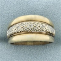 Diamond Band Ring in 10k Yellow Gold