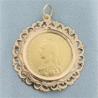 1889 Gold Sovereign Queen Victoria Jubilee Head Co