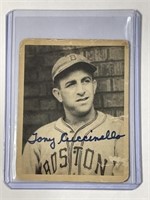 1939 Playball Tony Cuccinello Autographed Card