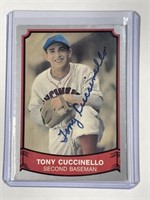 1989 Pacific #170 Tony Cuccinello Autographed Card