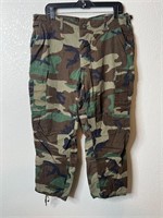 Vintage Camouflage Military Cargo Pants