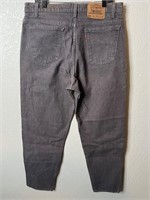 Vintage Levi’s 550 Orange Tab Black Jeans