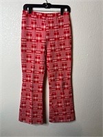 Vintage Gingham Plaid Patchwork Pants