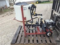 Chem Cart herbicide pump & mixer, Honda 5.5 Engine