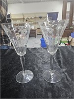 2 Glass Wine Goblets