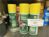 LOT - HVAC COIL CLEANER - 3 CANS