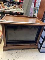 Vintage TV Console Fixed for Flat Screen TVs to g