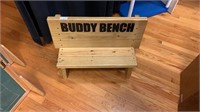 Buddy Bench, Small Wooden Bench