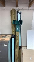 Swing Mount with Hardware, Treated Lumber