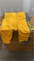 Various sizes Yellow Jackets football pants new