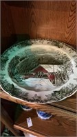 The friendly village platter, made in England,