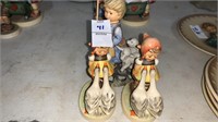 3 Small Figurines