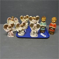 Roman Angel Figurines - Caroler Figurines