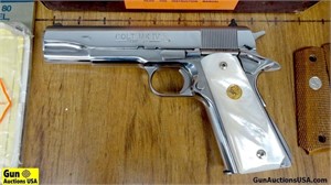 Colt BRIGHT STAINLESS STEEL MK IV 80 GOVT .45