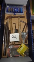 Tools Lot - Hammer / Hand Auger / Chisel /