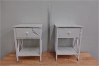 Matching pair side tables