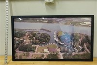 Aerial Waterway Framed Picture