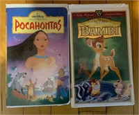 Pocahontas, Bambi VHS Tapes