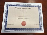 $200 Beef Bundle to the George Meat Locker
