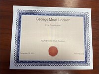 $150 Pork Bundle to the George Meat Locker