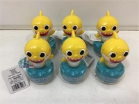6 new Baby Shark bobble head with candy.