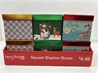 Box of 12 New holiday gift boxes with retail