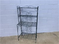 Contemporary Folding Wire Baker's Style Rack