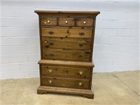 Pine 5-drawer Tall Chest