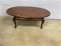 Queen Anne Style Mahogany Coffee Table