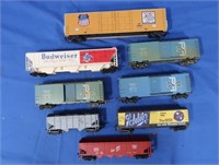 8 HO Freight Cars-Schlitz, Union Pacific