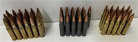 (18) Rounds of Brass PPU 20 7.62x51, (15) Rounds
