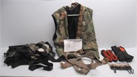 Body harnesses, tree stand accessory straps, etc.