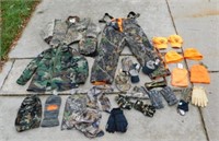 (2) Boxes of various hunting clothing includes