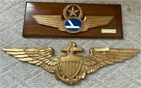 R - COLLECTIBLE EASTERN AIRLINES & US NAVY WINGS