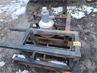 Bench grinder tables; Omnick yard light; belt