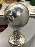 Mercury Glass Footed Globe