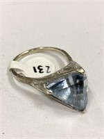Vintage 10K Ring with Unusual Topaz