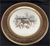 WHITE TAILED DEER PLATE, LIMITED 810/2500, JAMES