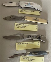 R - LOT OF 4 COLLECTIBLE KNIVES (R42)