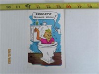 Vintage Postcard 50s Baxter Lane Comic
