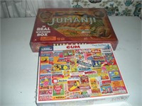 Tic Tac Puzzle and Jumanji Board Games