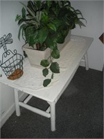 Table and Plants