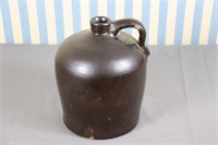 S: Brown Glazed Stoneware Jug