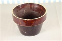 S: Brown Stoneware Bowl