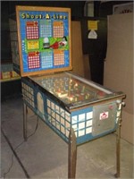 Shoot-A-Line numbers bingo pinball machine stuck